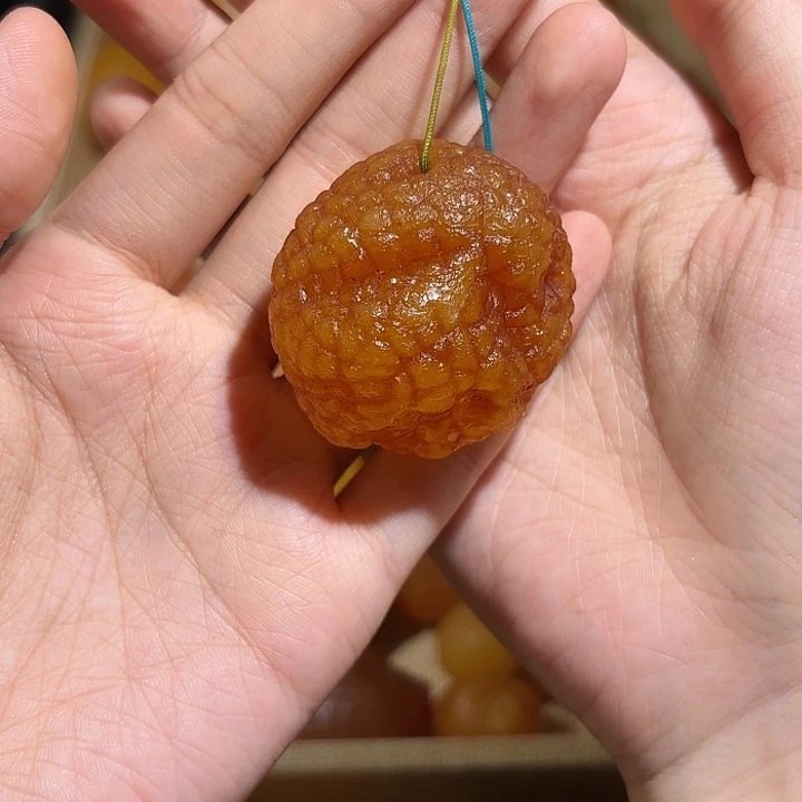 琥珀未镶嵌颈饰蜜蜡海漂单颗