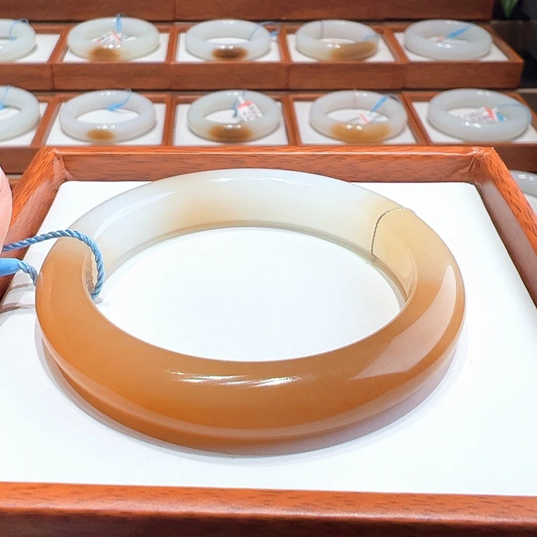 和田玉手镯5051未镶嵌