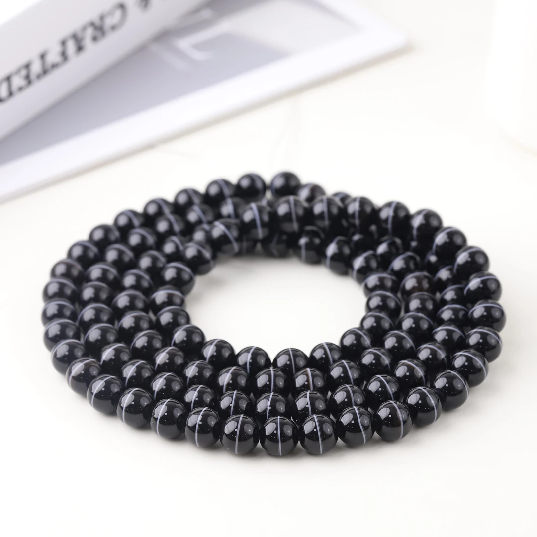 S9256 【一线药师珠】玛瑙百搭时尚108文玩长串