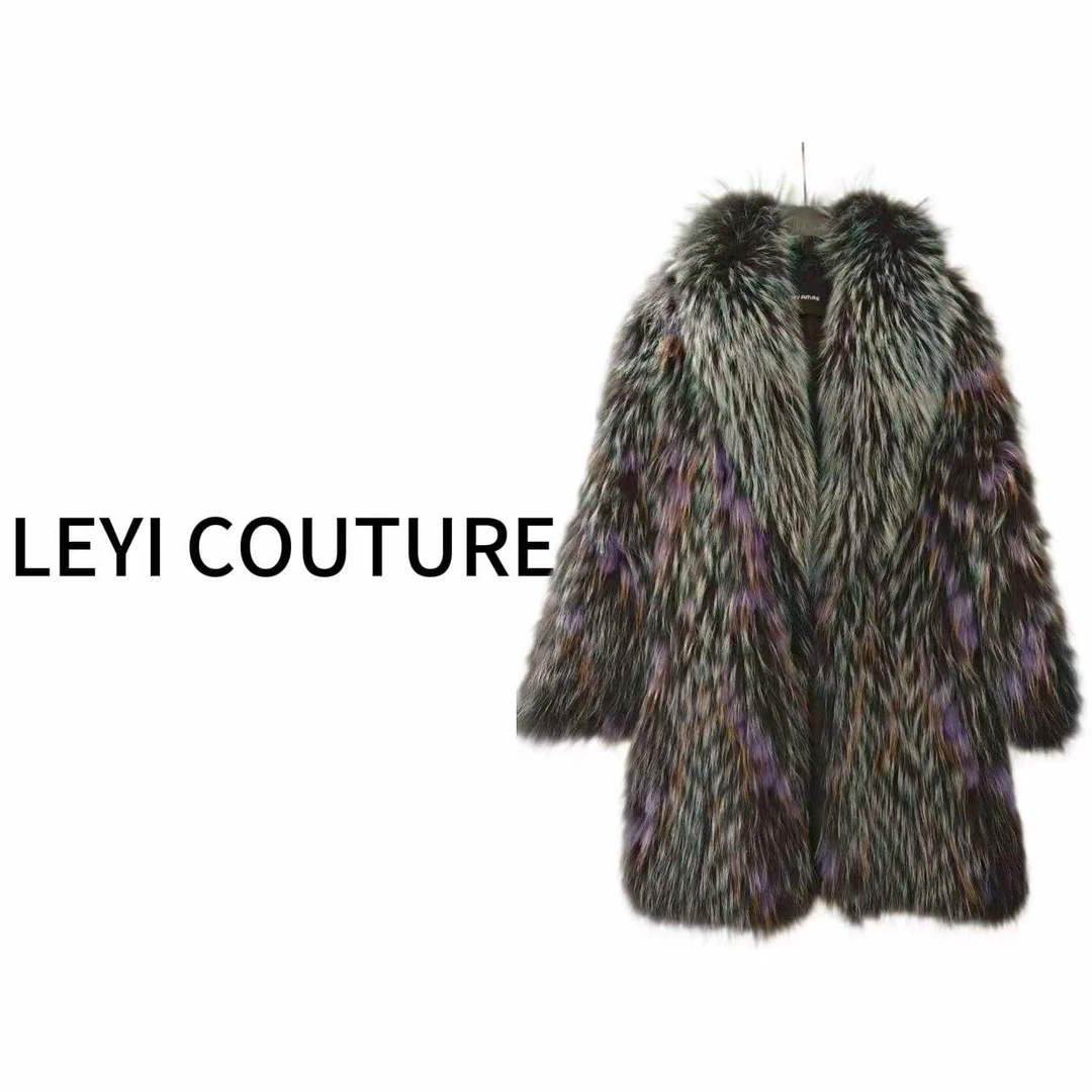 【 LEYI COUTURE】畑畑2025高端气质时尚“等烟雨”时尚草草 25081