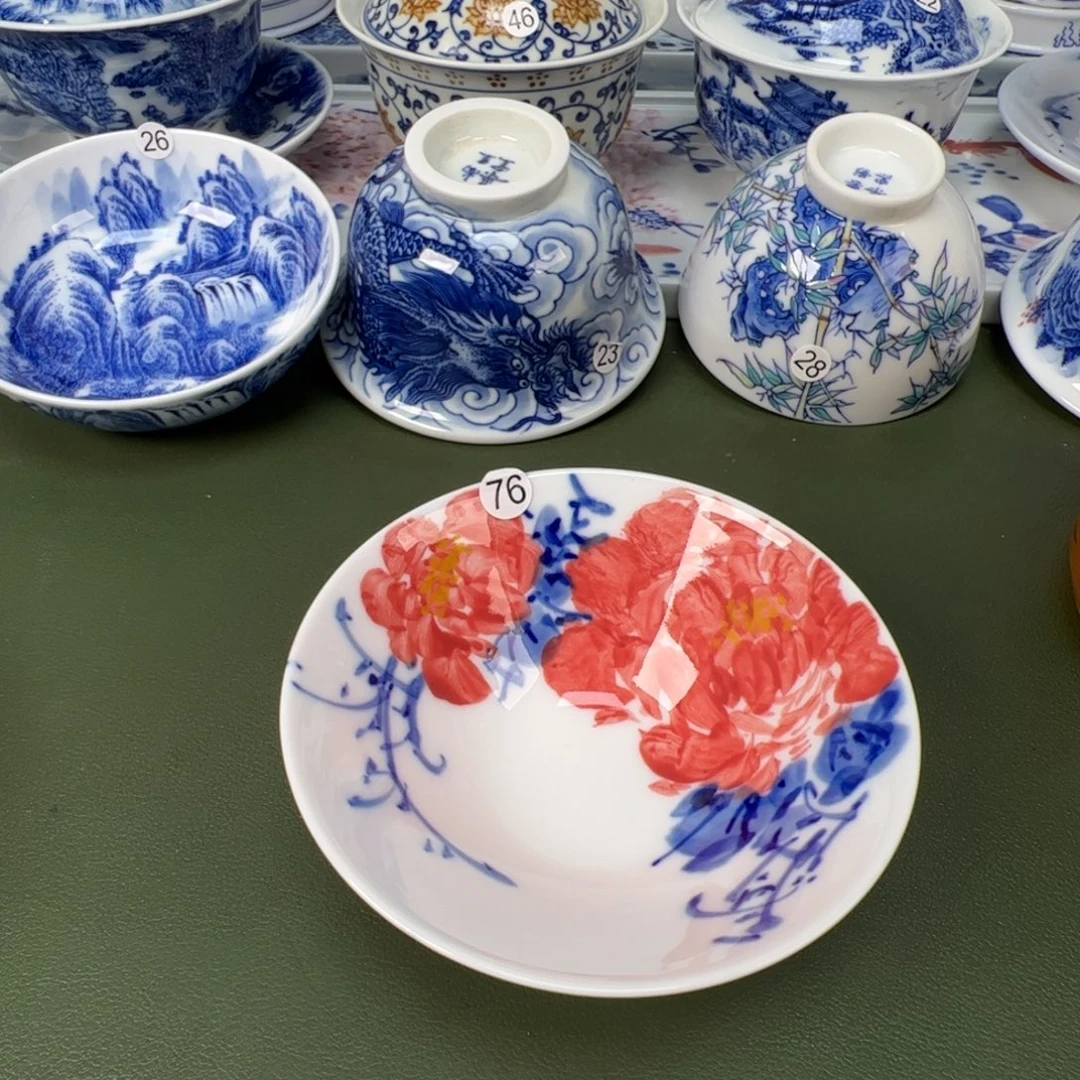 景德镇纯手工纯手绘茶具木木76
