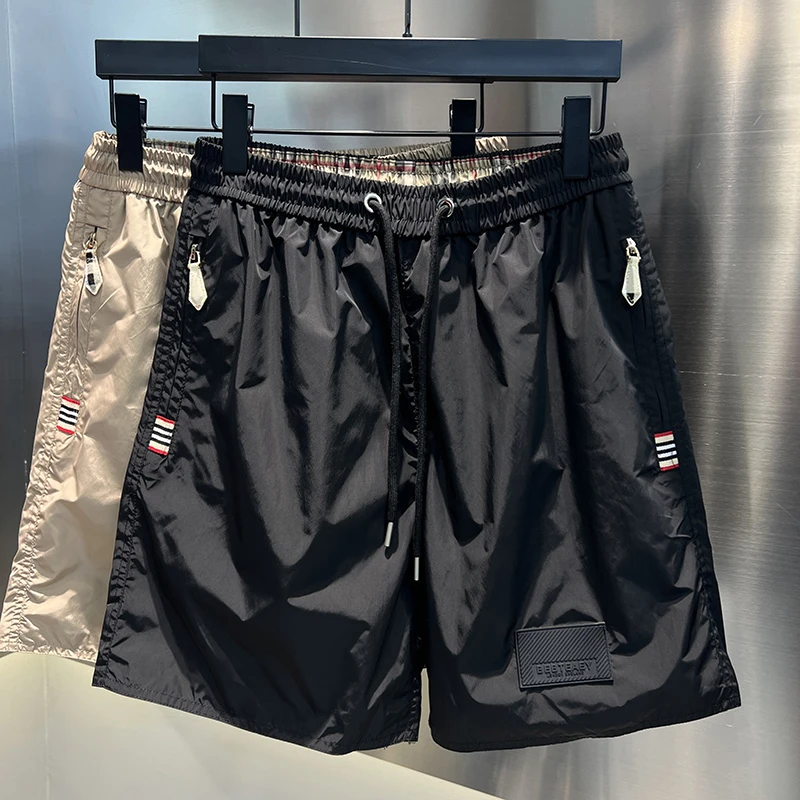 2025春夏新款潮牌时尚潮服高品质简约百搭轻奢男装休闲男士短裤