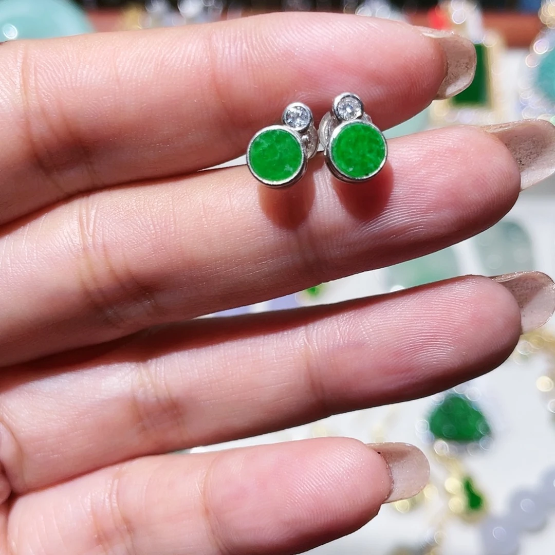 翡翠银S925镶嵌颈饰