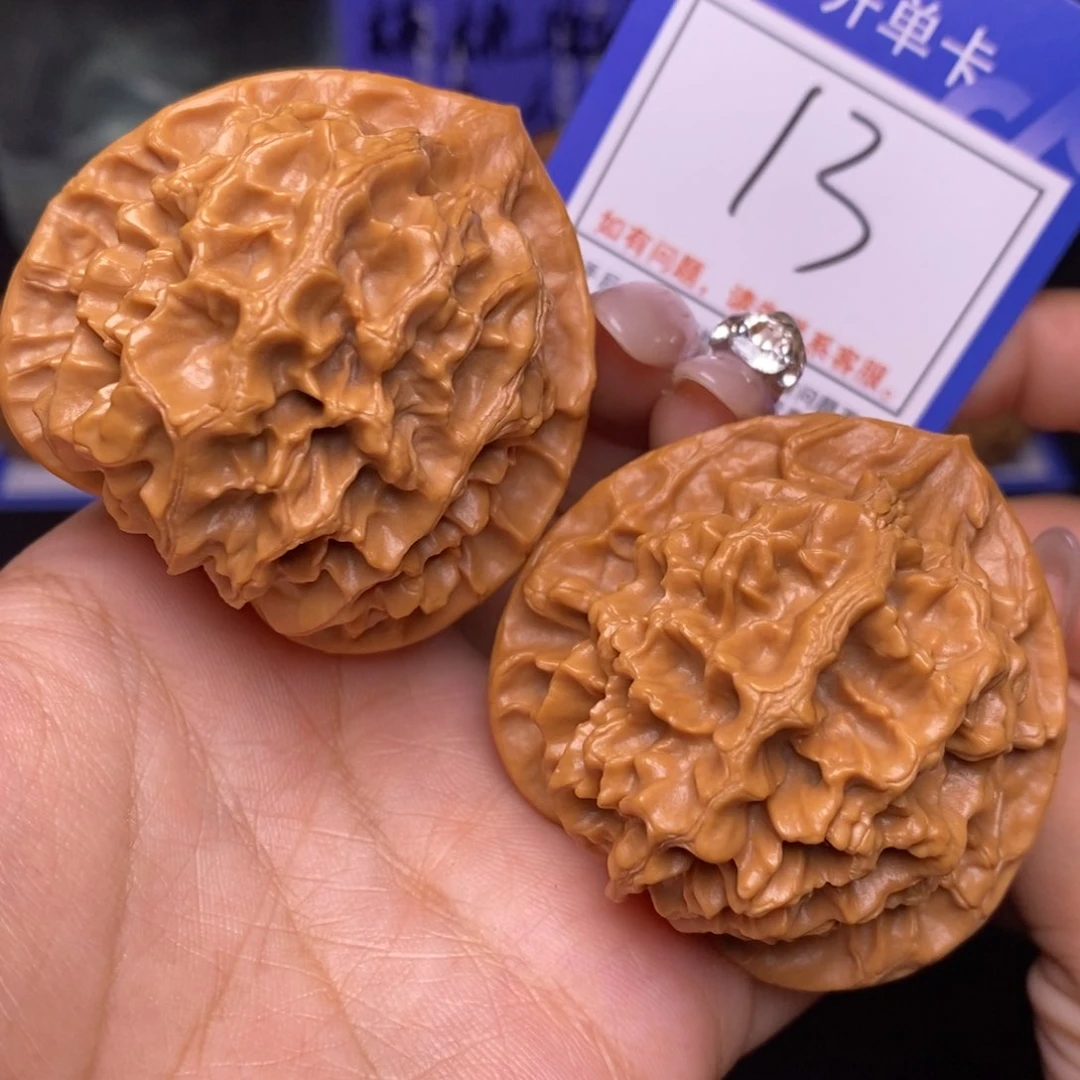 文玩核桃把件49帝王狮子头13