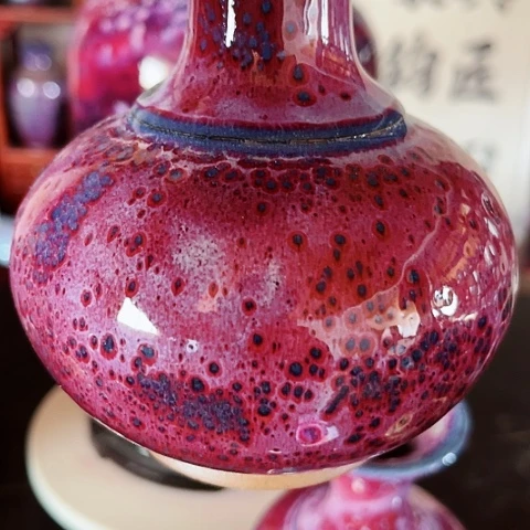 瓷片万**风全手工制作工艺制作精美