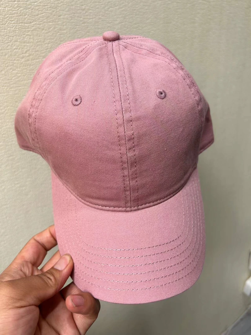 粉色棒球帽鸭舌帽子女