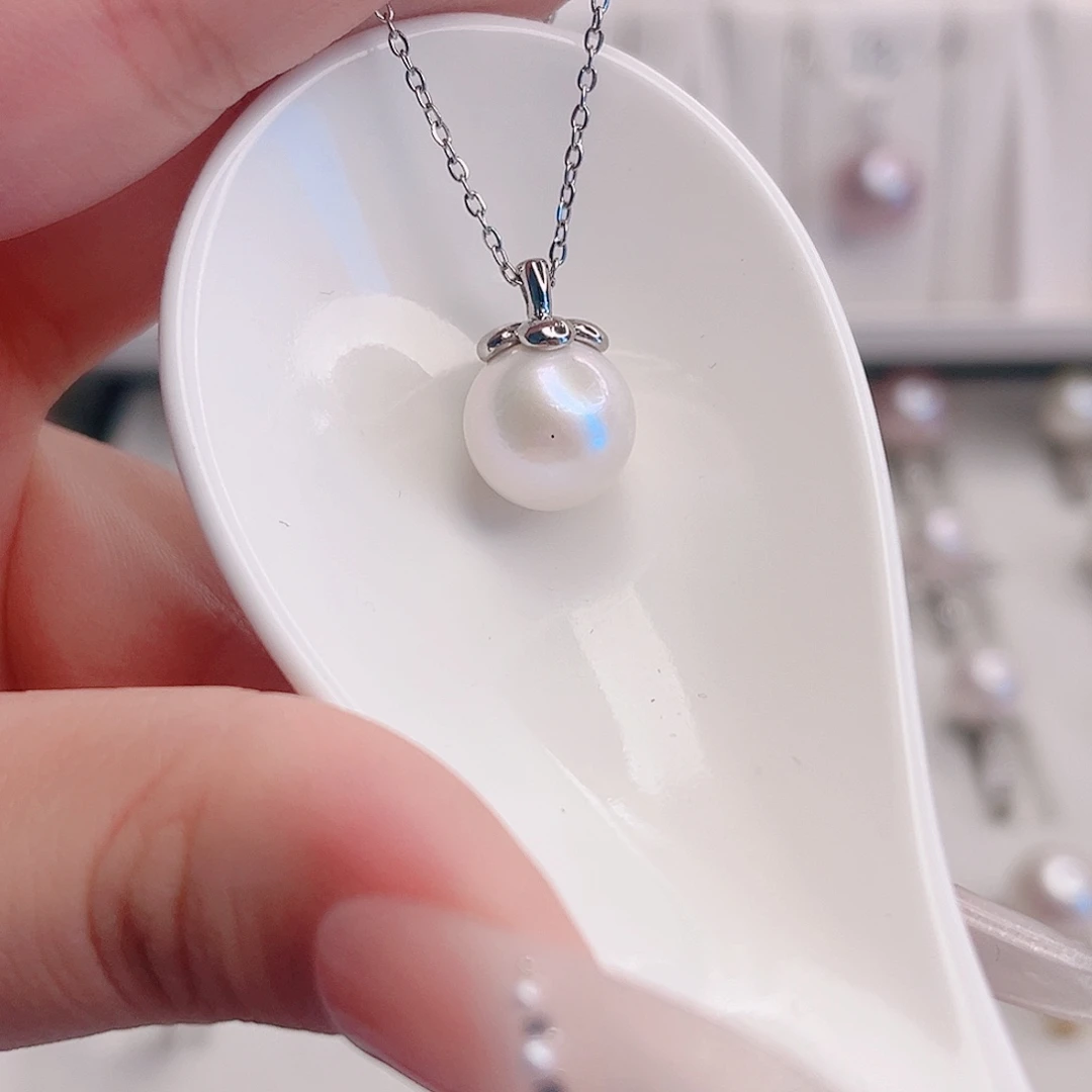 未镶嵌淡水珍珠吊坠(赠链)