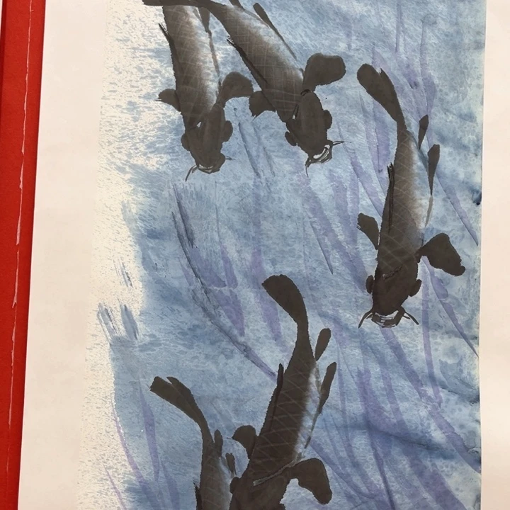 国画花鸟的翅膀和翅膀都是白色的蝴50.100