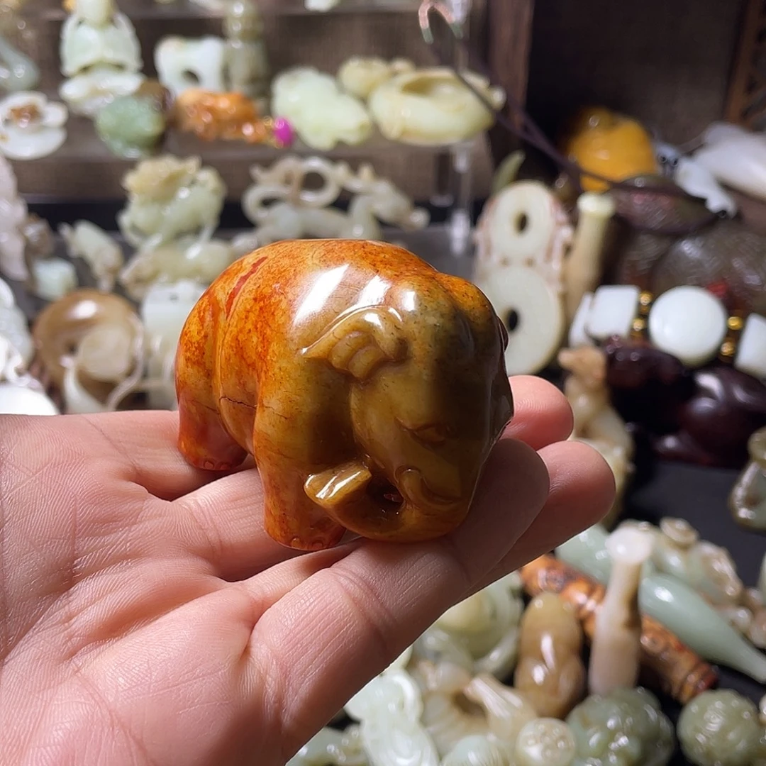 念***安和田玉（糖玉）未镶嵌颈饰