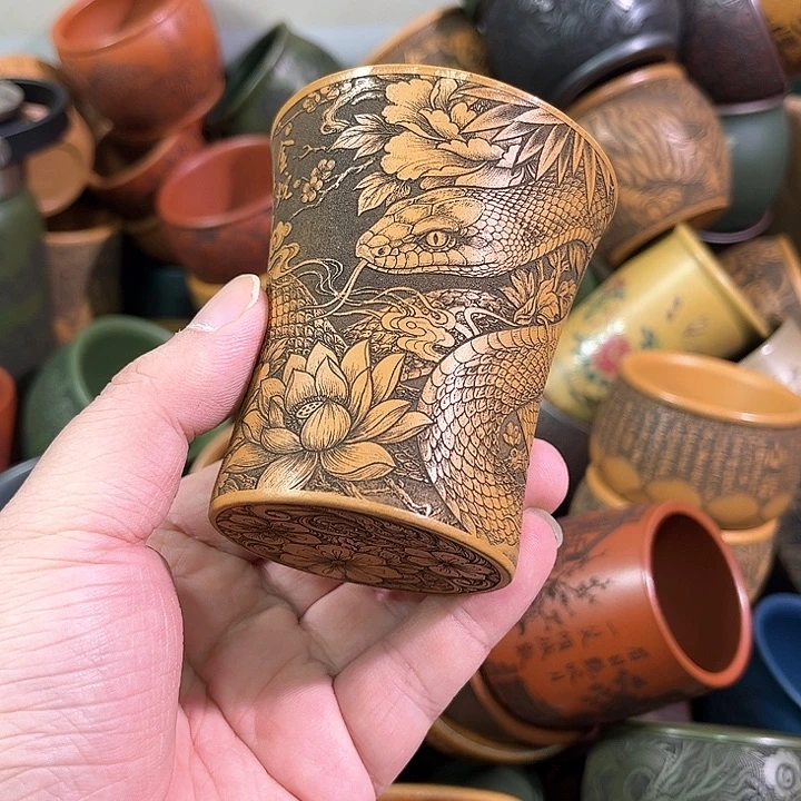 茶杯紫砂全手工紫砂主人杯