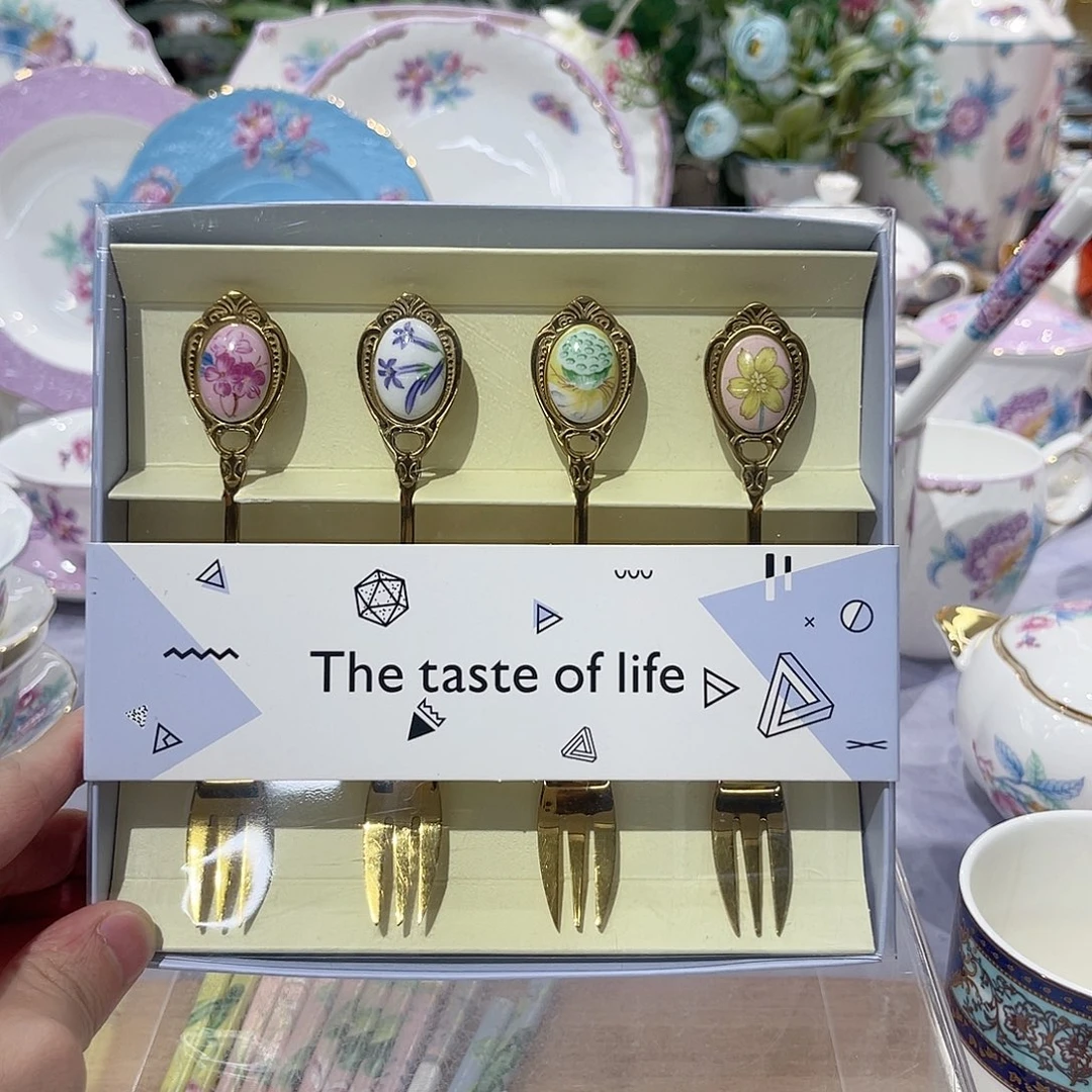 36%以上骨粉骨瓷叉子