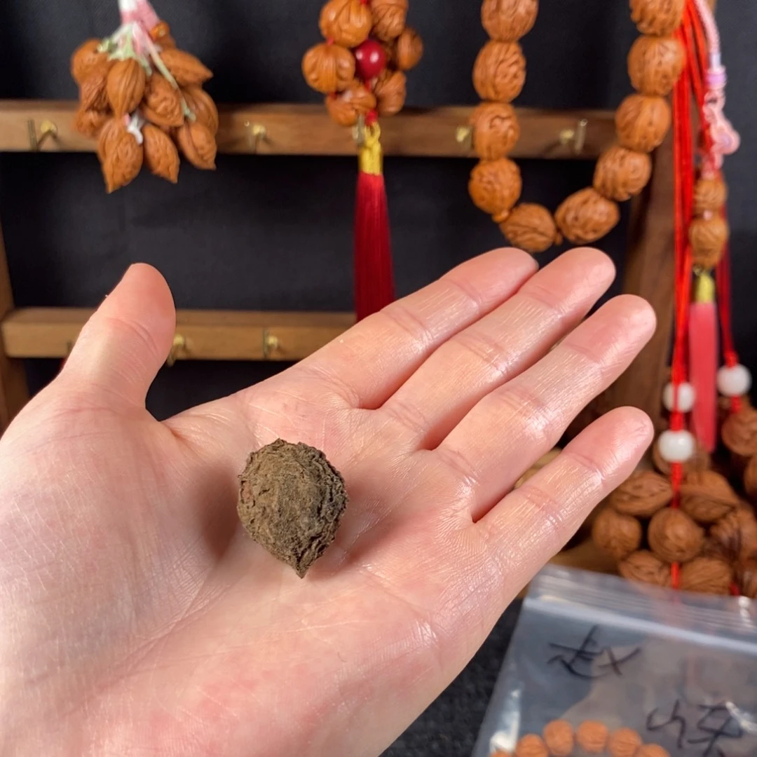 吊坠桃核桃枭手串12