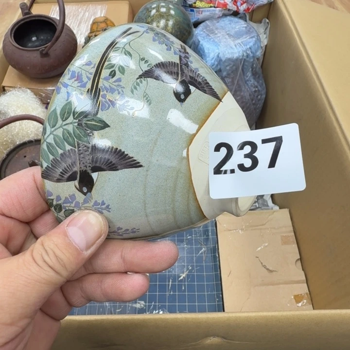 瓷片工艺品摆件瓷器摆件666