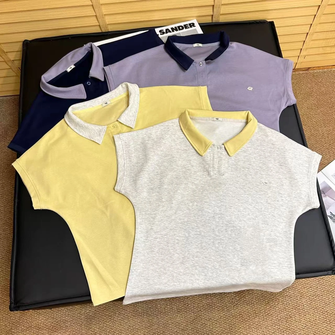 DALAN【奶糖陷阱】夏季韩版曼巴棉时尚百搭简约T恤  B546