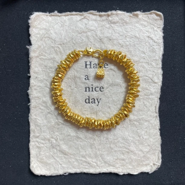 足金定制盘缠手串12.62克