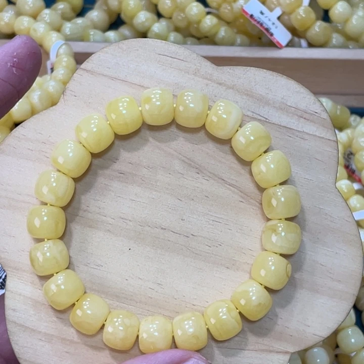 琥珀手链未镶嵌简**单蜜蜡