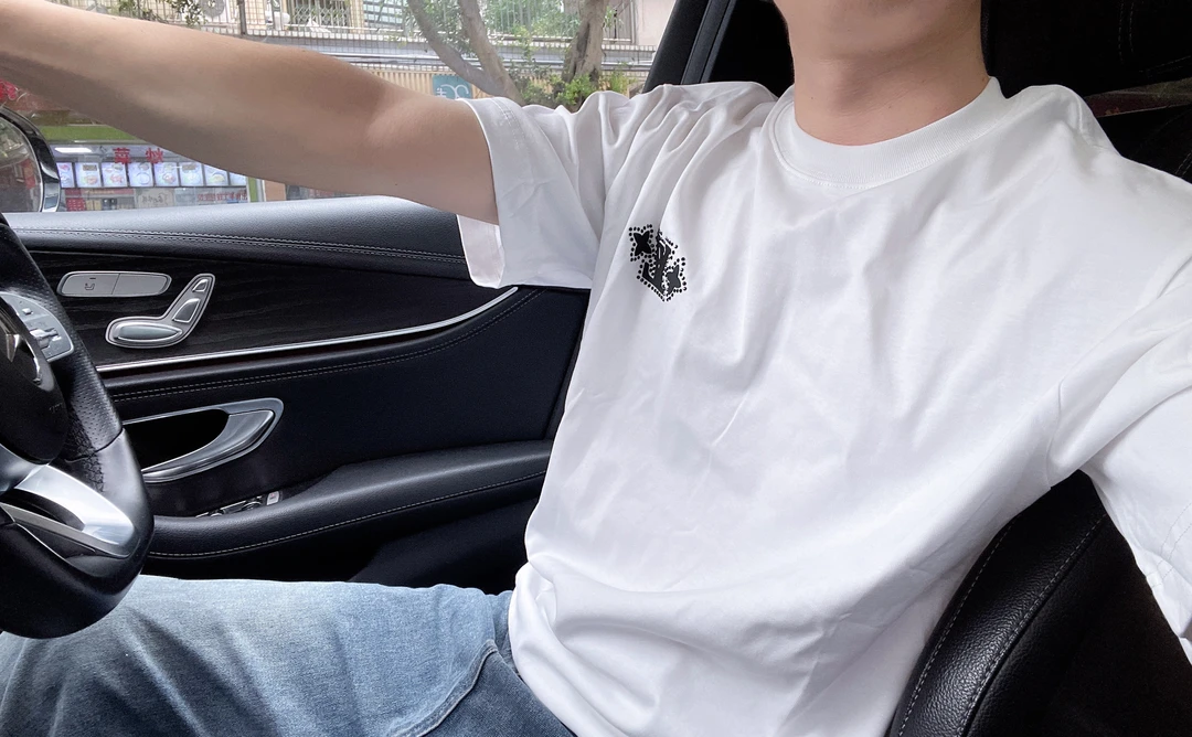 Y12马户家欧版潮流黑白短袖T恤夏季百搭微宽松【全新】一带礼盒