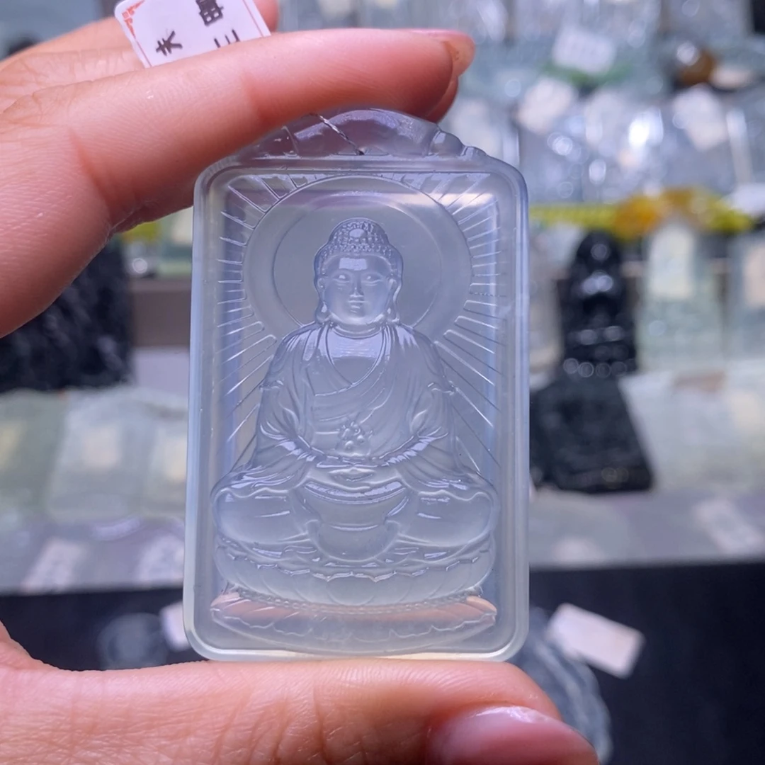 蛇纹石玉颈饰未镶嵌༺****༻，