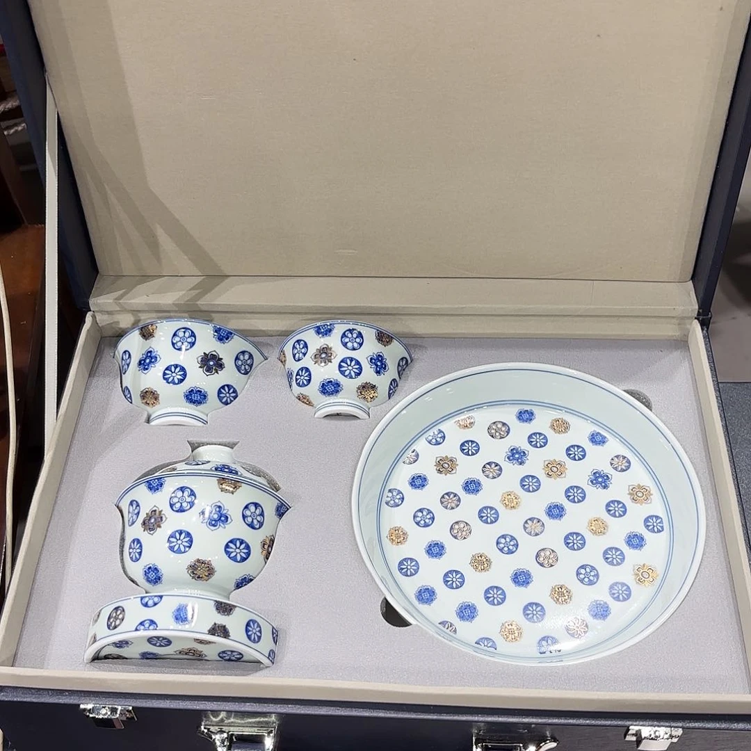 瓷片景德镇手工茶具