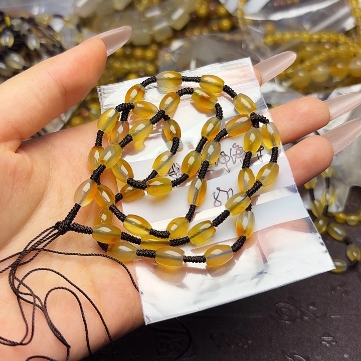 玛瑙/玉髓颈饰合金我****海009