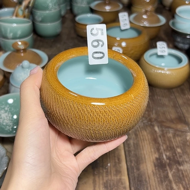 云间青瓷龙泉小米茶器