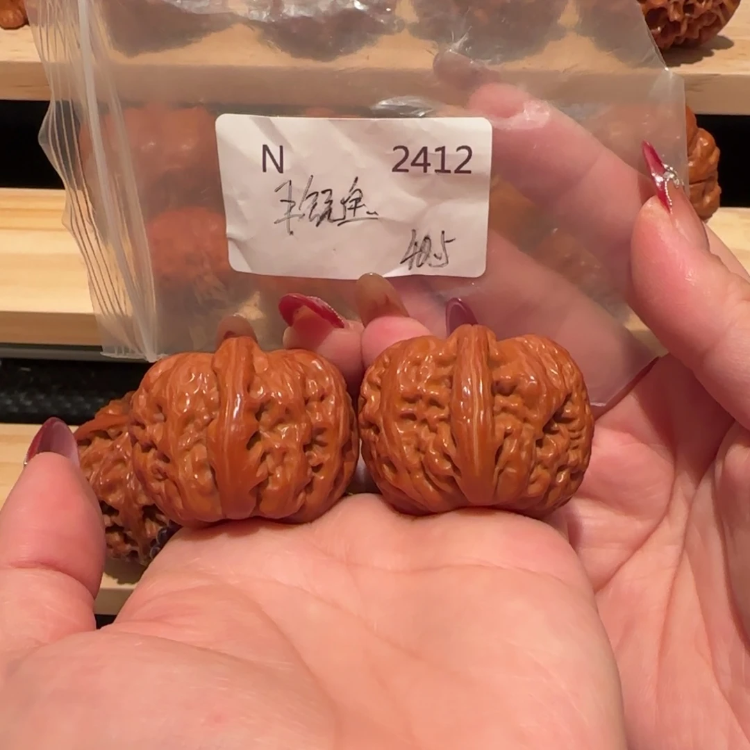 她***°吊坠文玩核桃平谷元宝40精品