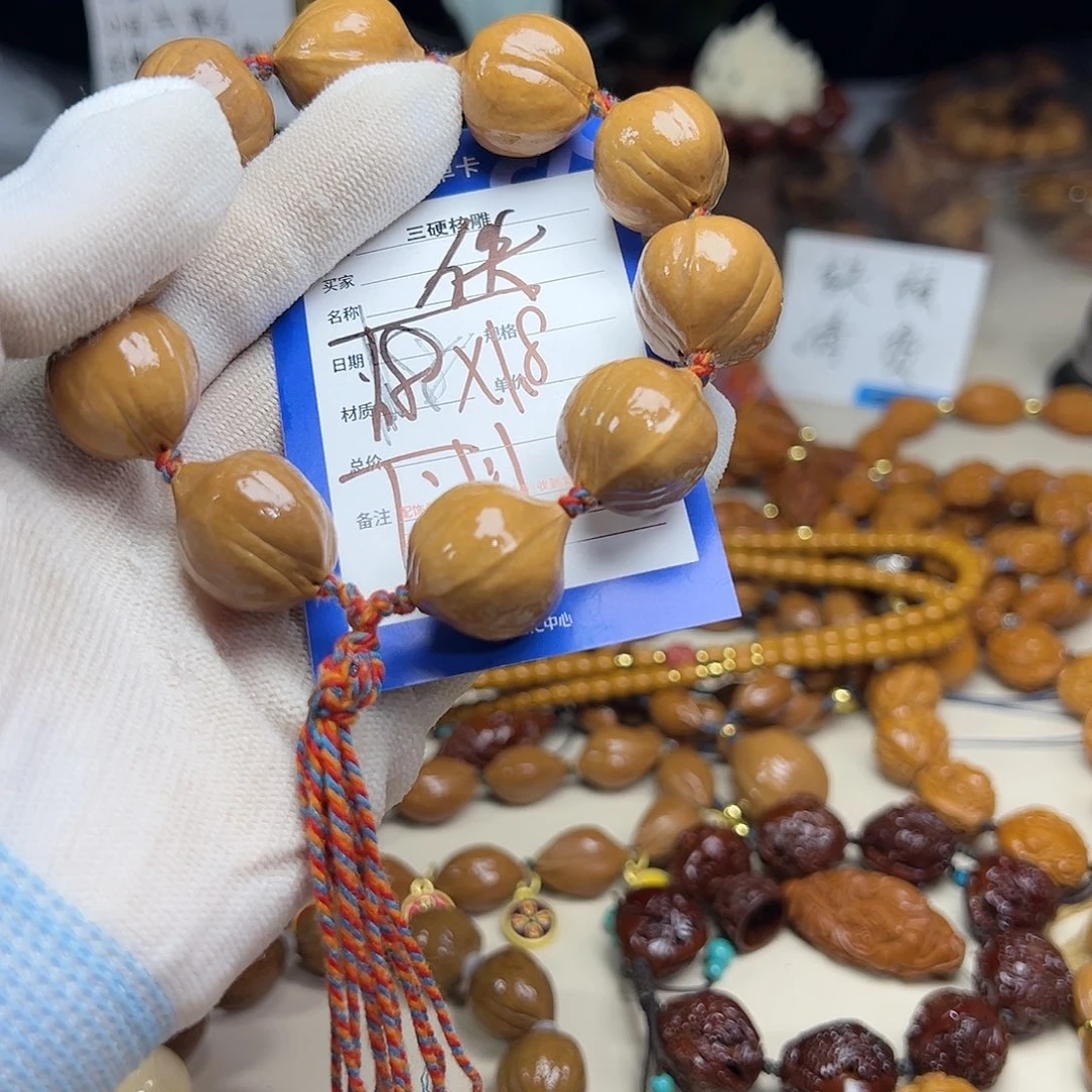 橄榄核手串/手链橄榄核雕刻手工艺品