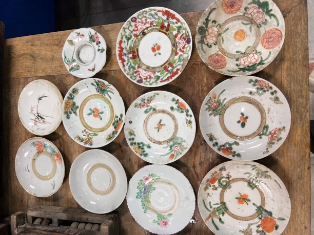 改价链接，喜欢可以入，盘子年代感复古陶瓷