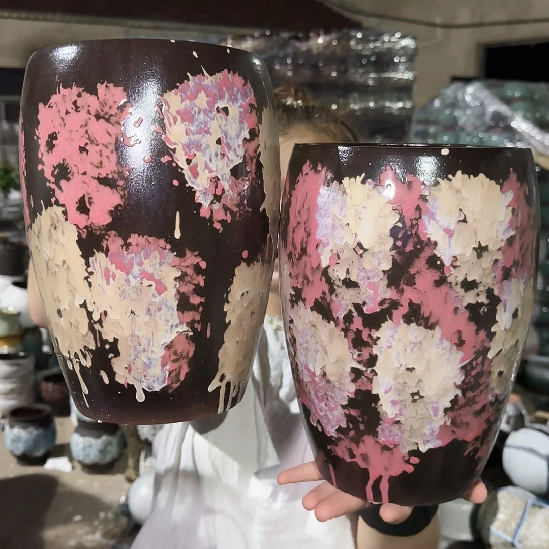 花盆紫砂高27口17.5