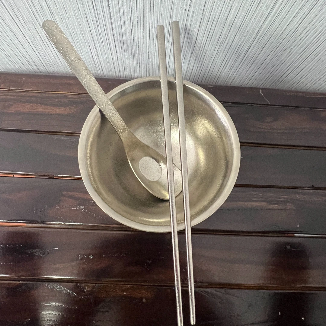 纯钛碗筷勺子礼盒套装