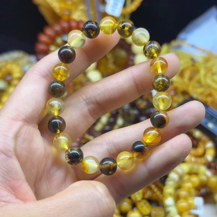 琥珀未镶嵌珠宝奇石