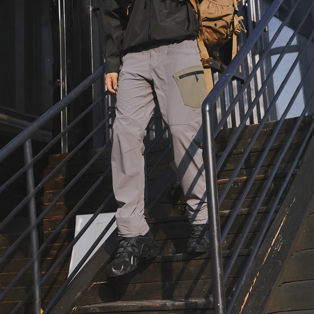 GUNCHILL户外切割者弹力速干战术裤男夏季薄款透气拼接运动工装裤