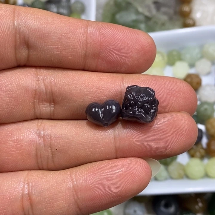 幸***星和田玉（糖玉）未镶嵌车挂