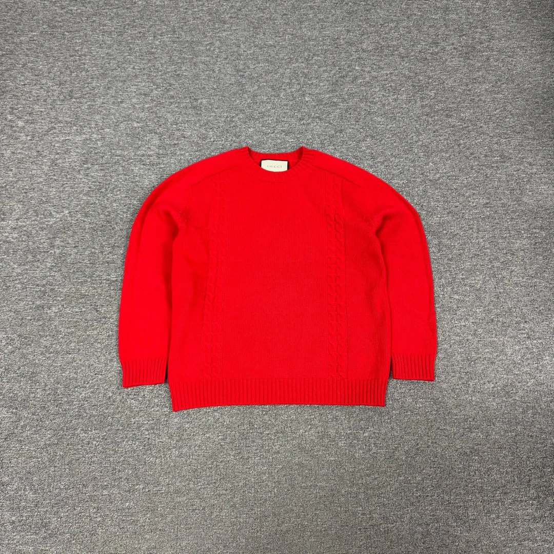 99新 AMIPARIS Gucci 古驰 双G 麻花 针织毛衣 99新 Xxs码