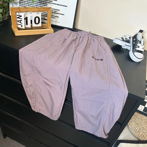 2130弯刀裤新款男女童夏季潮流