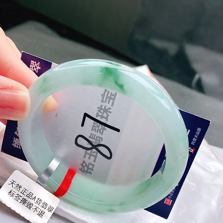 翡翠未镶嵌手镯缅甸天然翡翠a货手镯