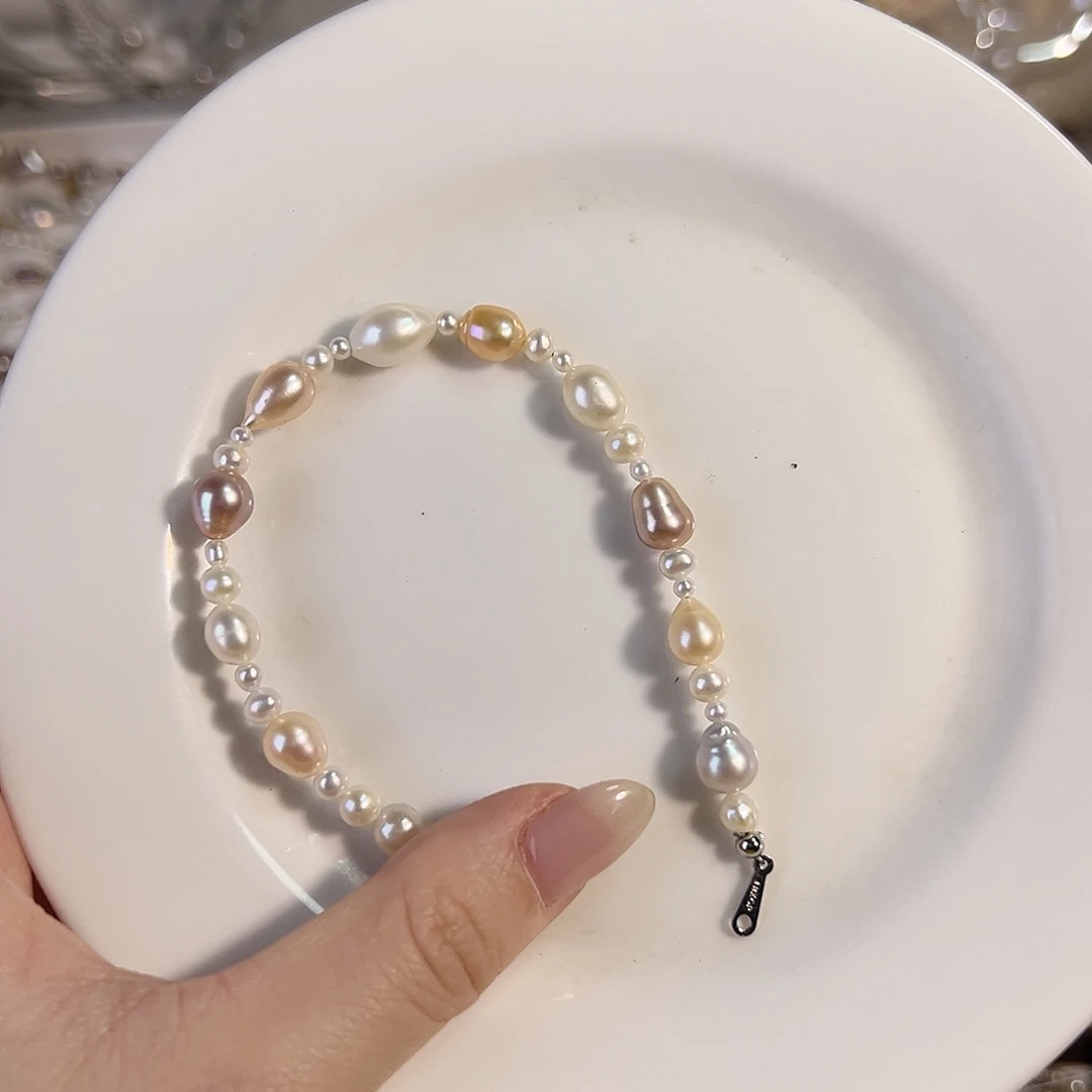 天然淡水珍珠合金淡水珍珠