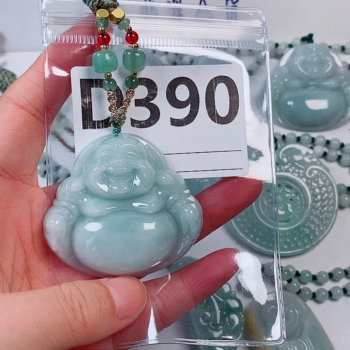 翡翠未镶嵌颈饰天然
