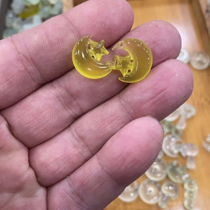 蛇纹石玉合金颈饰