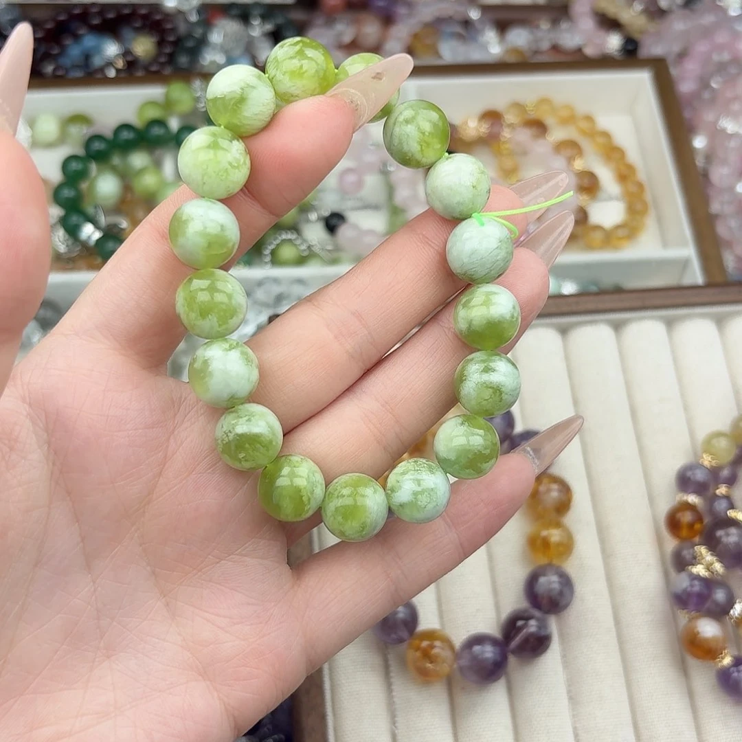 烟晶手链未镶嵌好