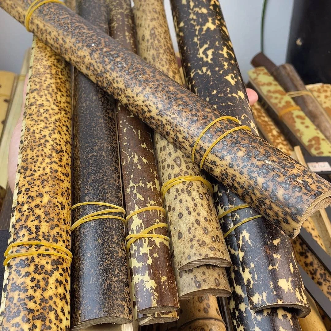 禅***学芝麻竹料扇料六副