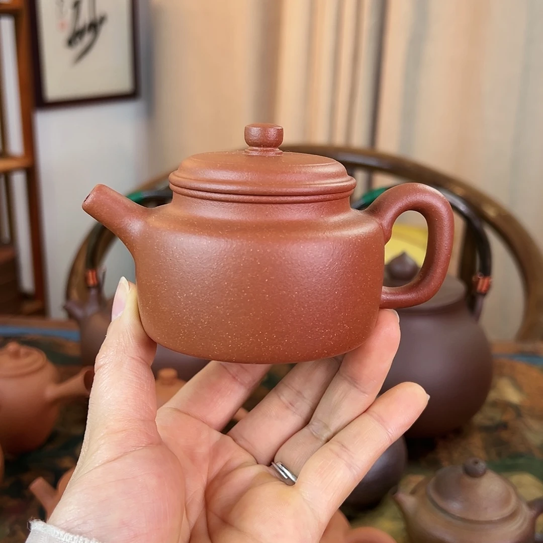 茶壶紫砂精品原矿 德钟 红降坡泥 200cc