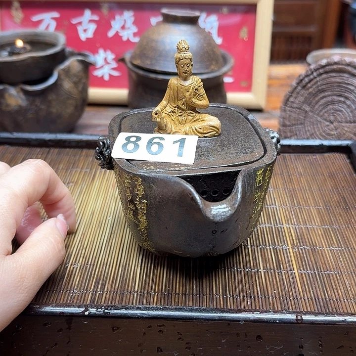 纯手工制作粗陶茶具