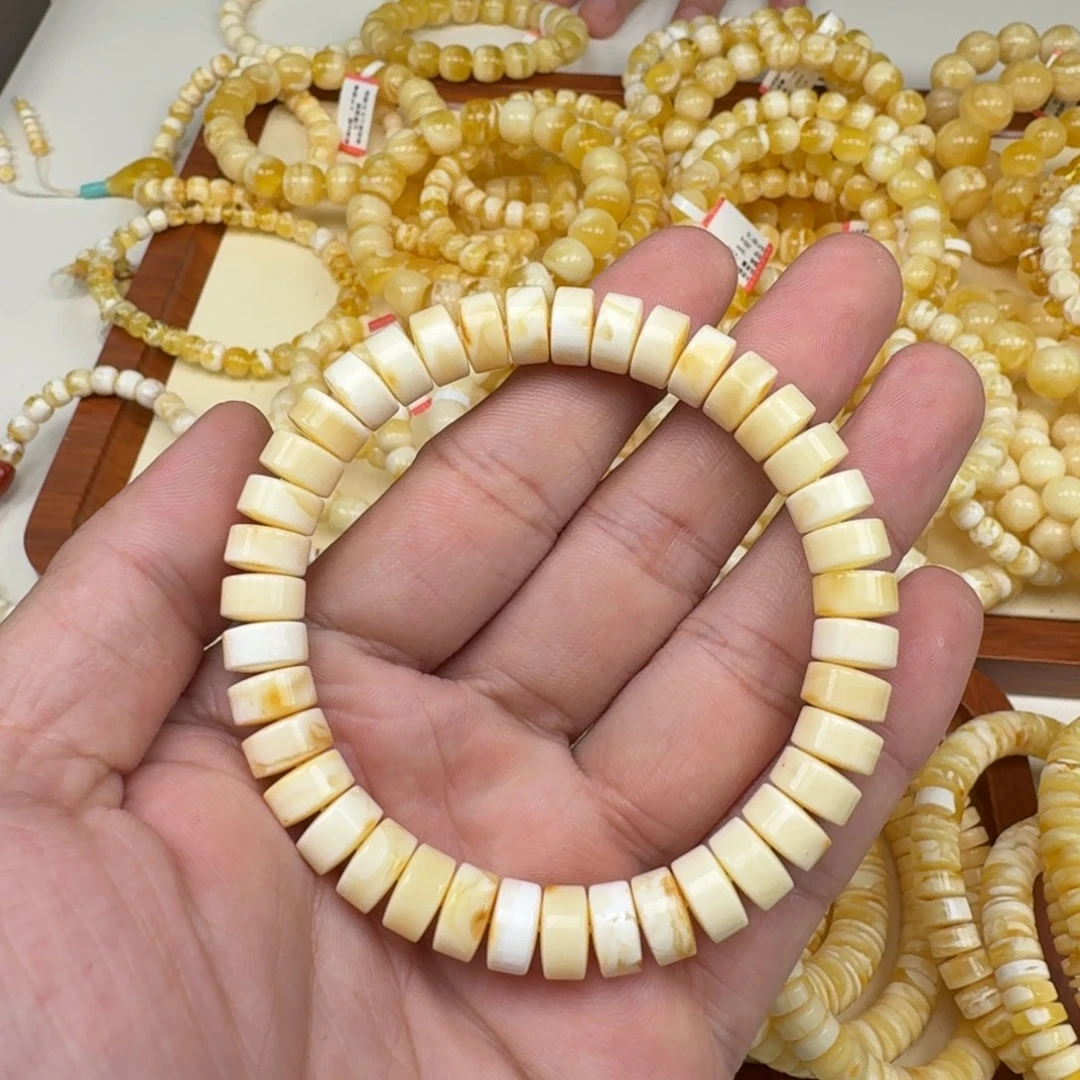 手链琥珀未镶嵌蜜蜡手串