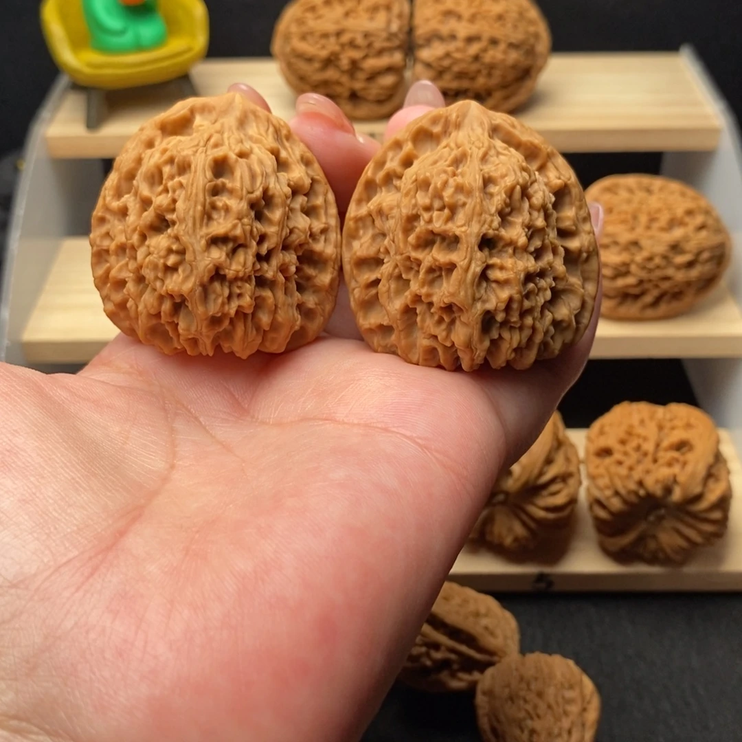 把件文玩核桃33号南将石44边44高全品