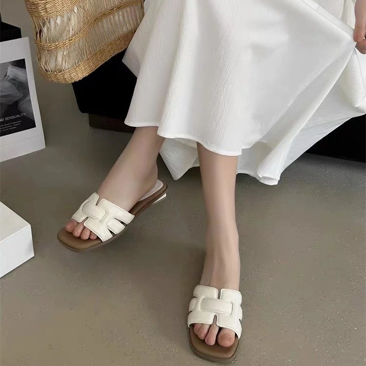 轩轩家【百搭凉拖】 网红款超火时尚百搭气质凉拖