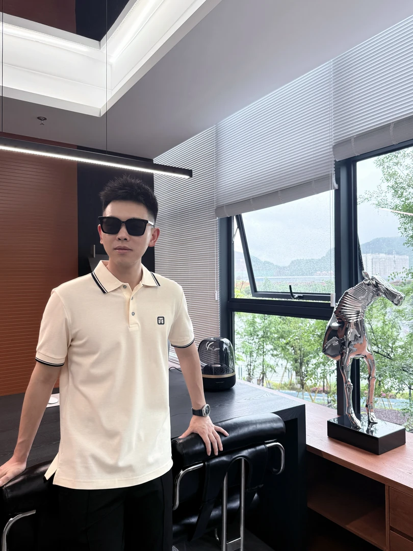 MANS名店-2025夏季新款休闲时尚男士POLO衫-TF-8821