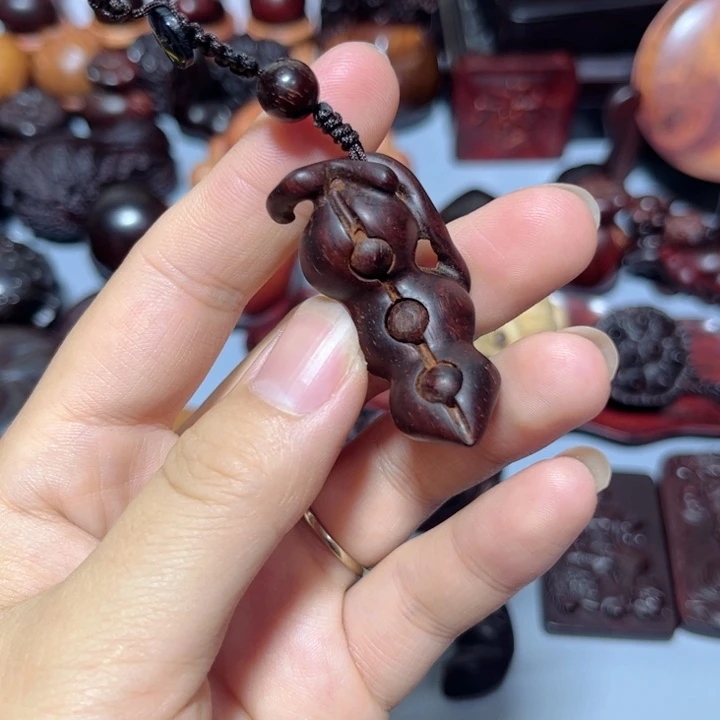 木檀香紫檀吊坠挂件