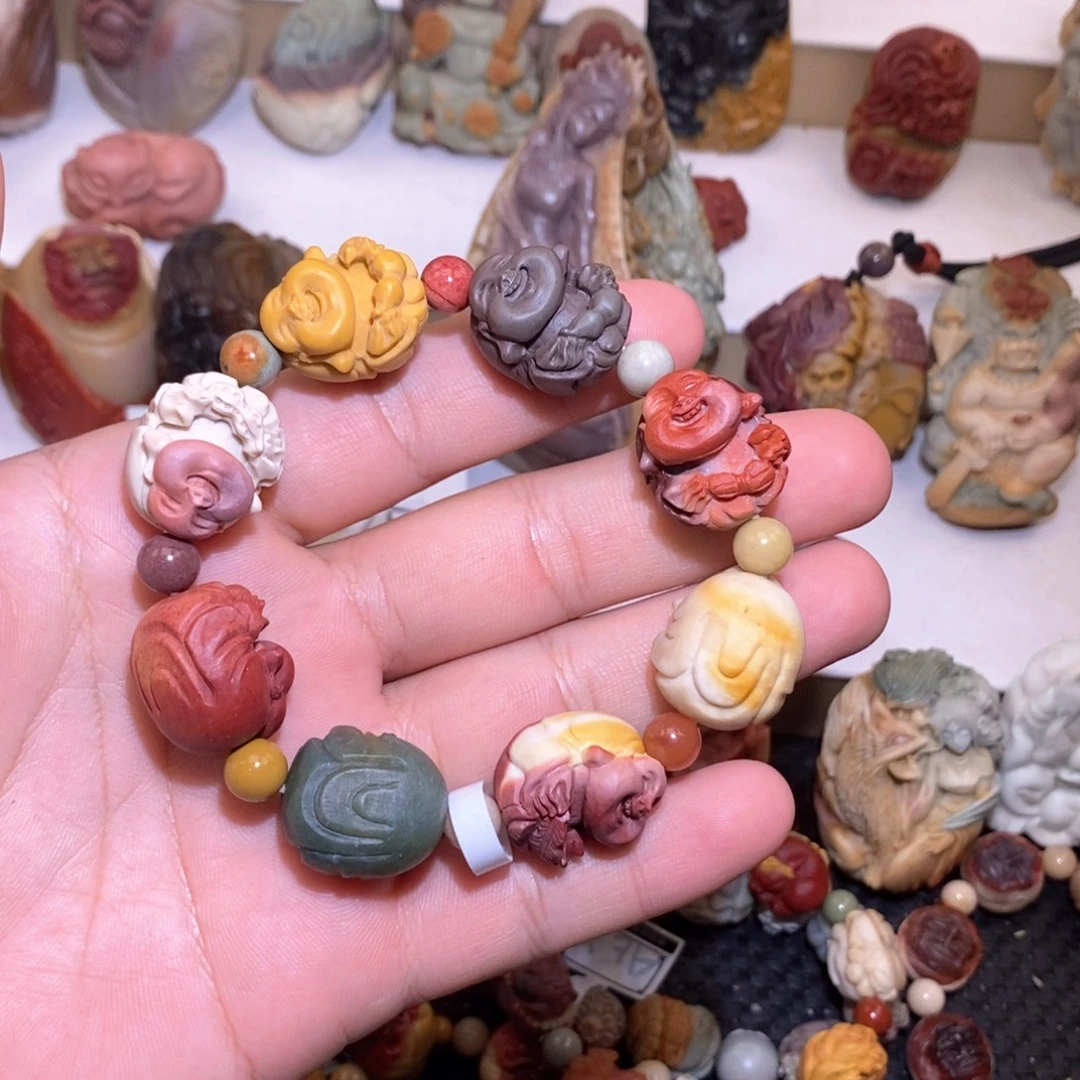 石英质玉（阿拉善玉）未镶嵌手串