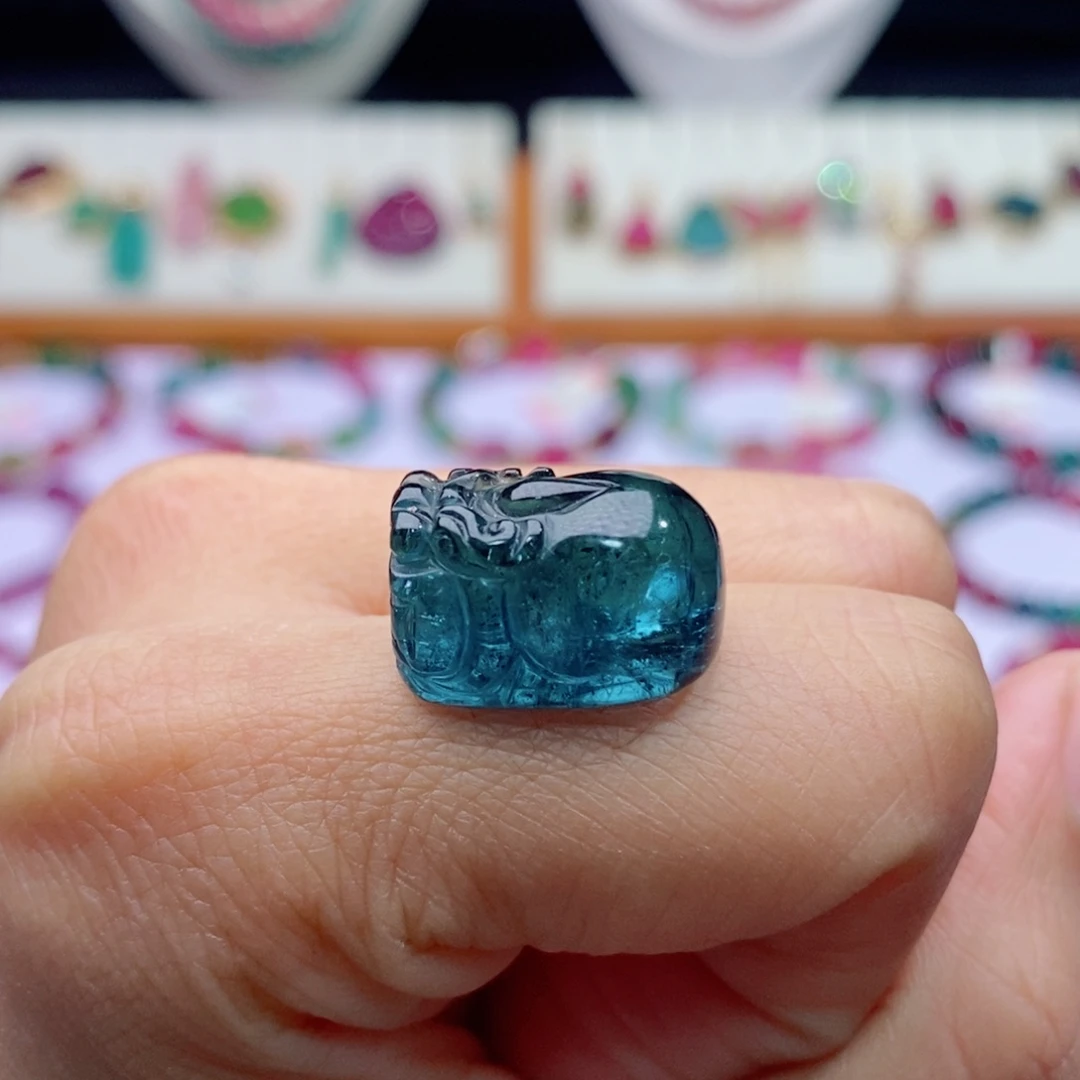 未镶嵌珠宝半成品碧玺d